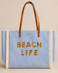 Maxi borsa con zip paillettes e dettaglio frange