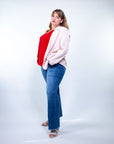 Blazer fluido un bottone
