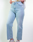 Jeans KATE chiaro con abrasione