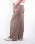 PANTALONE LARGO IN TWILL DI VISCOSA / MILITARE