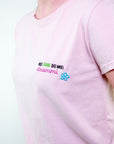 T-shirt m/c in cotone “nel fiore dei miei drammi”