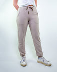 Pantalone in felpa con coulisse e polsino