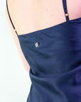Abito midi in lyocell con rouge sul davanti