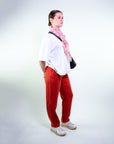 Foulard fantasia corallo