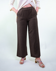 Pantalone largo in viscosa