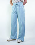 Pantalone palazzo con coulisse