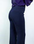 Pantalone a zampetta in cady