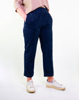 POPLIN STRAIGHT PANTS