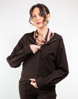 GIACCA FELPA CON CAPPUCCIO E ZIP