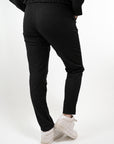 PANTALONI CON ELASTICO SLIM FIT CON CUCITURA APPLICATA