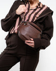 BORSA MARSUPIO CON TRACOLLA LOGATA