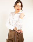 CAMICIA OVER CON TASCONE POPELINE