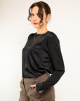 Maglia M/L in Raso e Jersey