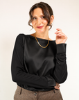 Maglia M/L in Raso e Jersey