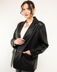 BLAZER VERA PELLE FODERATO