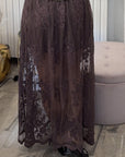 Gonnellone con elastico in Macrame