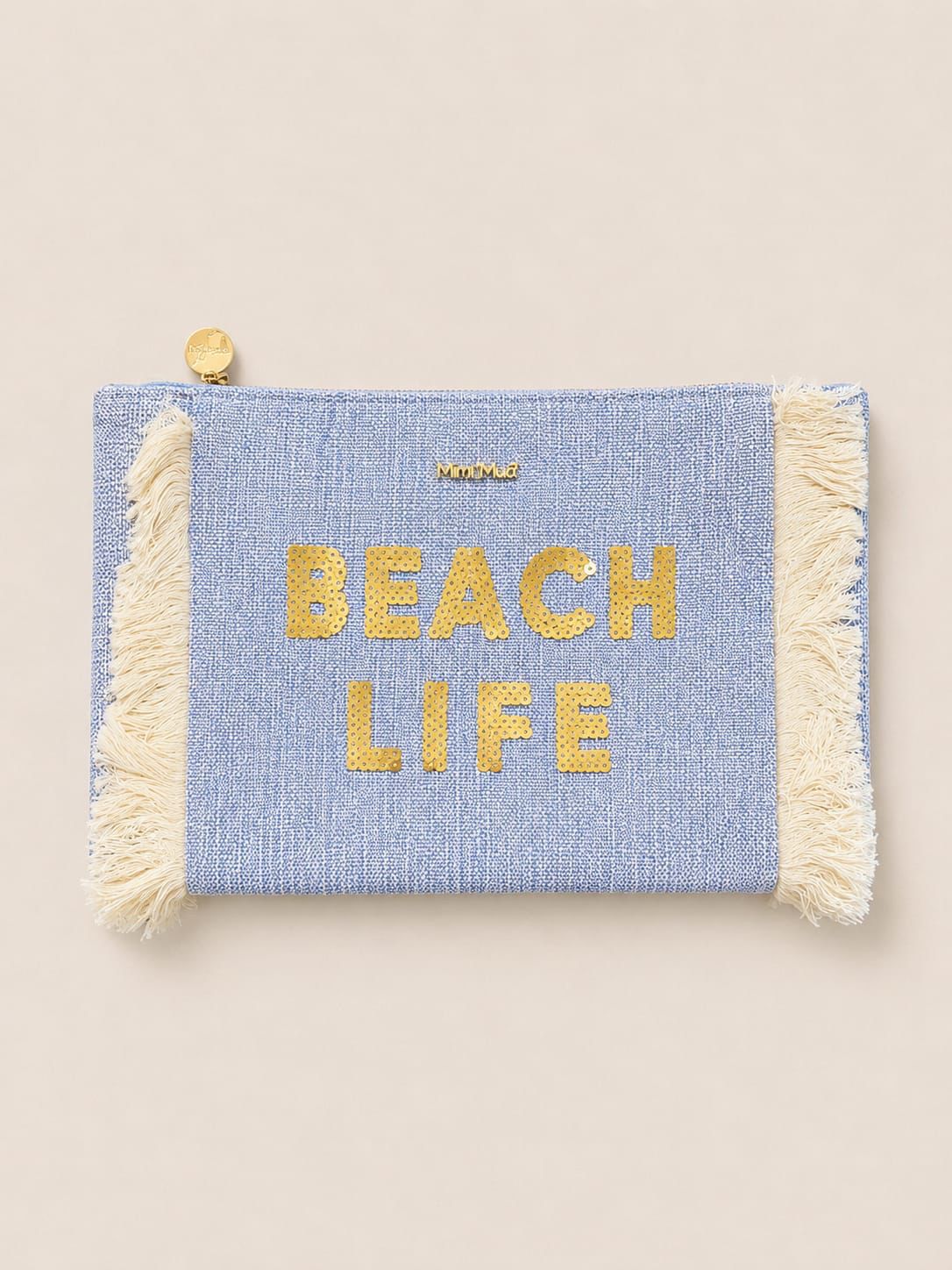 PORTAOGGETTI 'BEACH LIFE' CON PAILLETTES