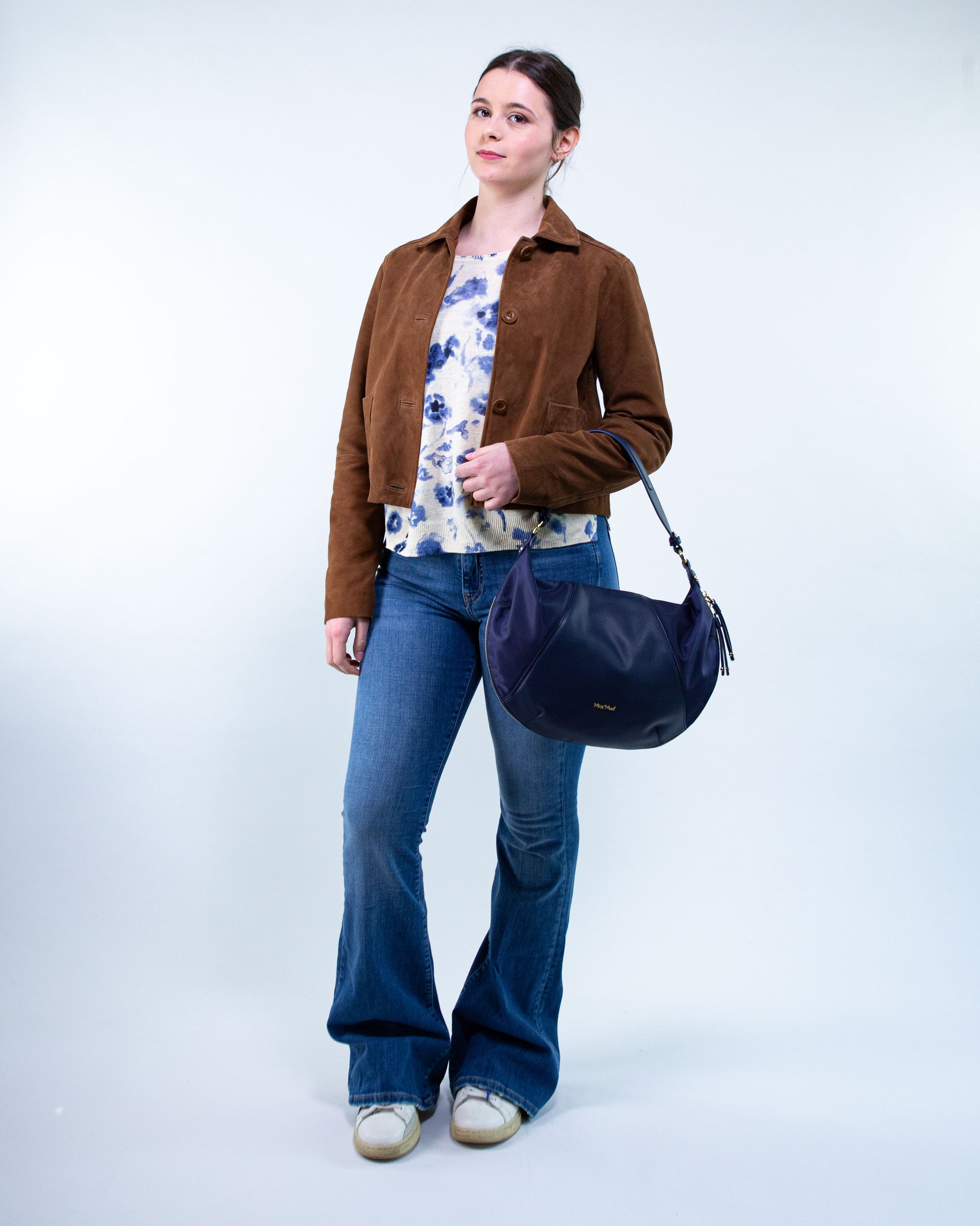 Giacca in renna con colletto camicia