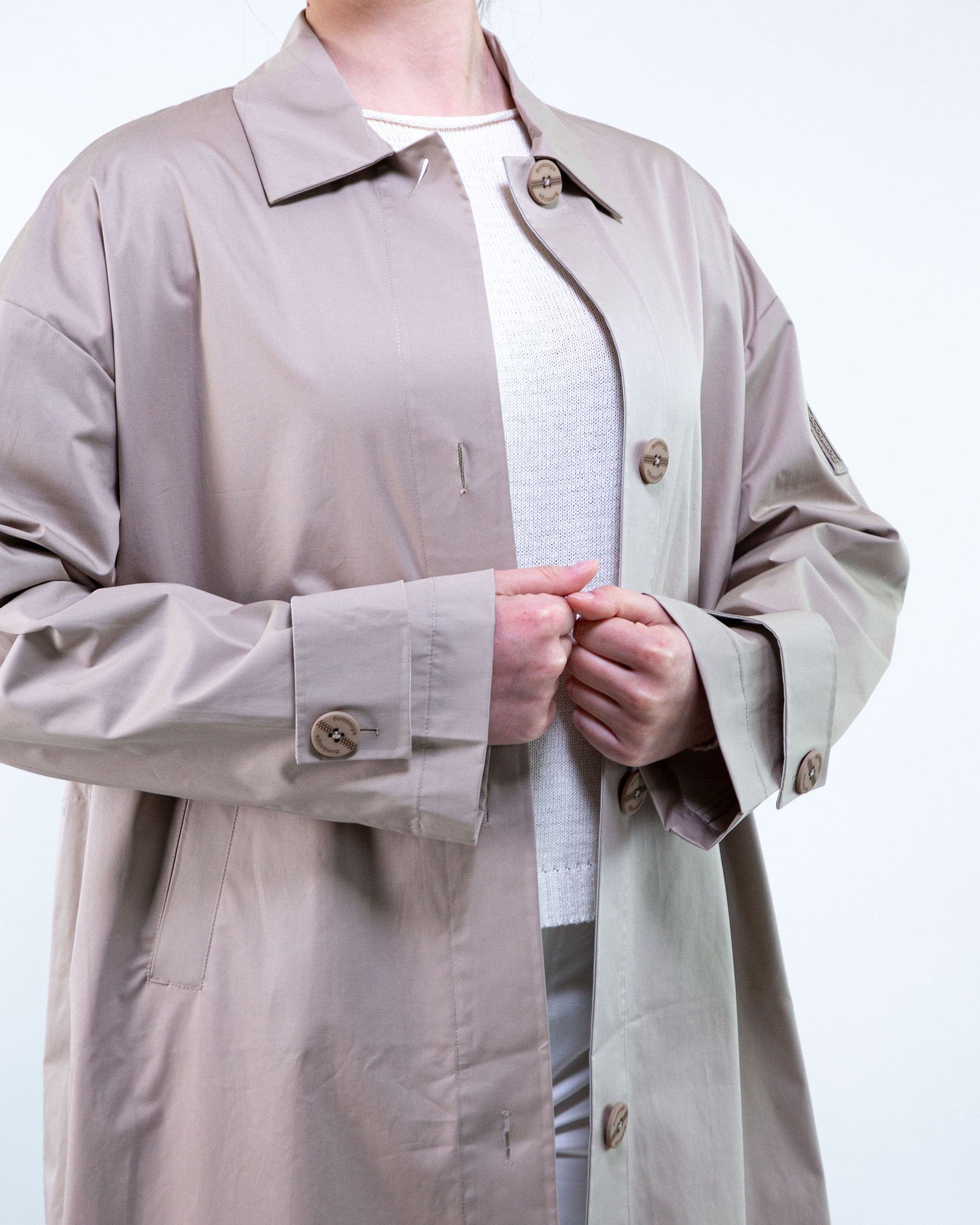 TRENCH COLLO CAMICIA TECNICO ANTIVENTO-ANTIPIOGGIA