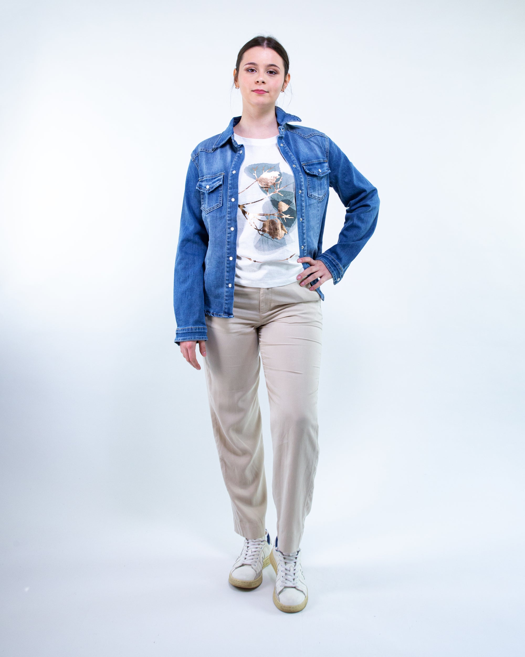 Camicia -75%CO 23%PL 2%EA
