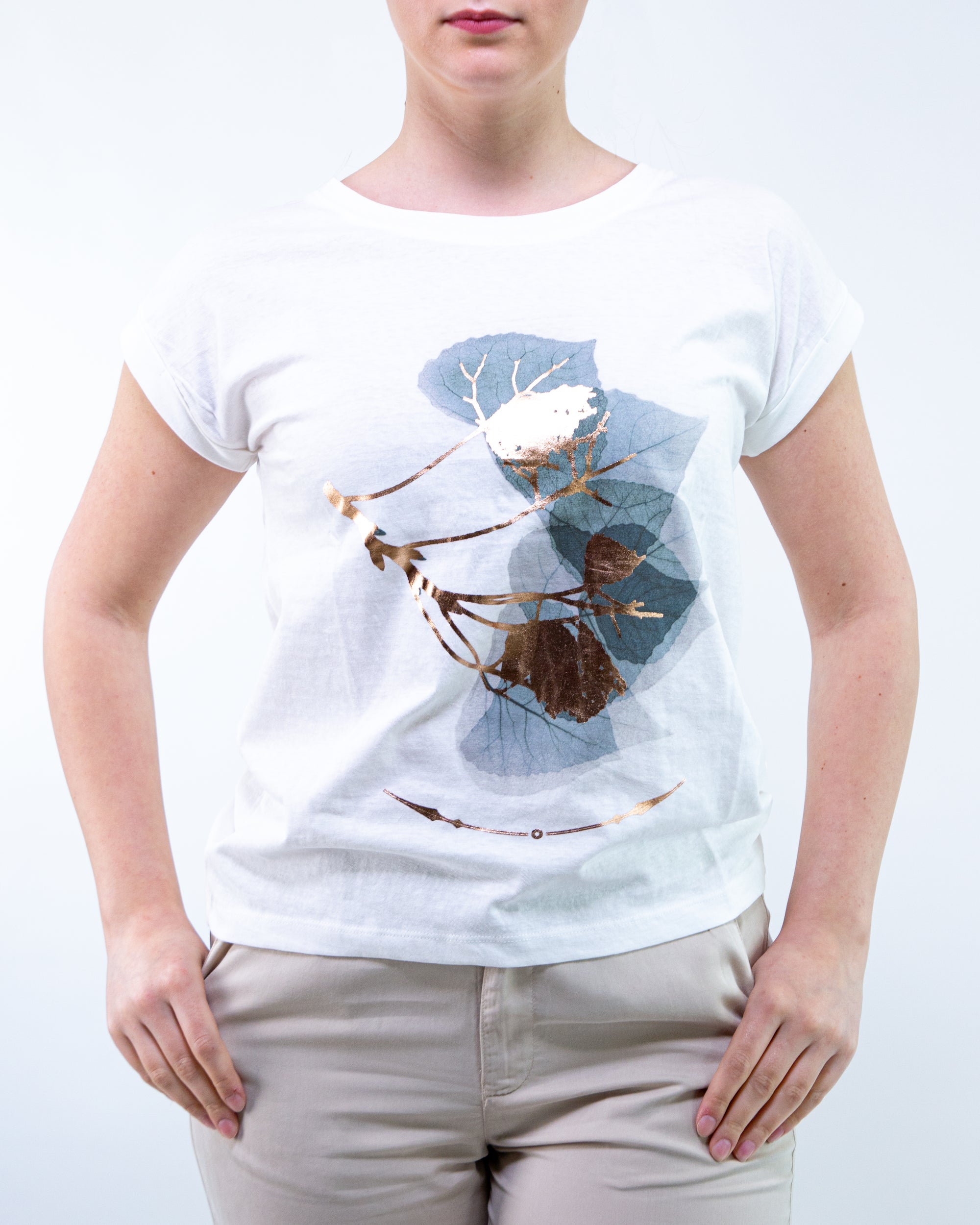 T-SHIRT M/C COTONE-LINO