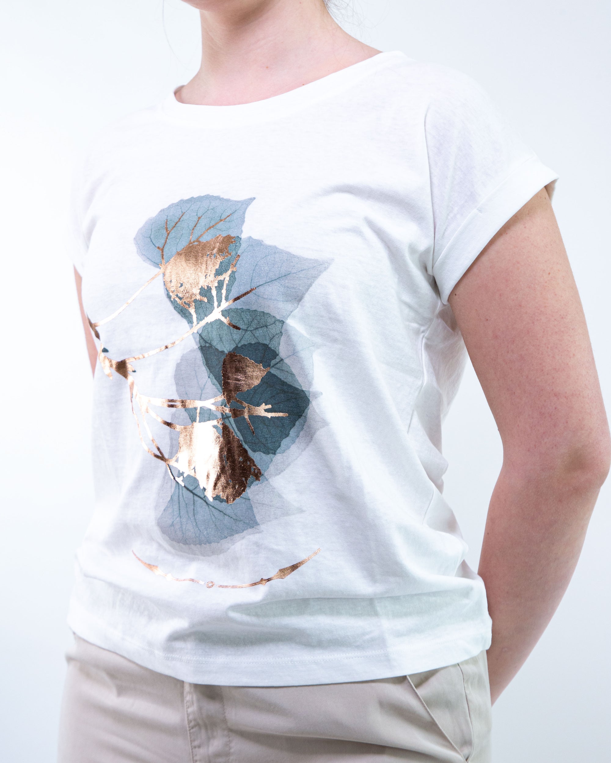 T-SHIRT M/C COTONE-LINO