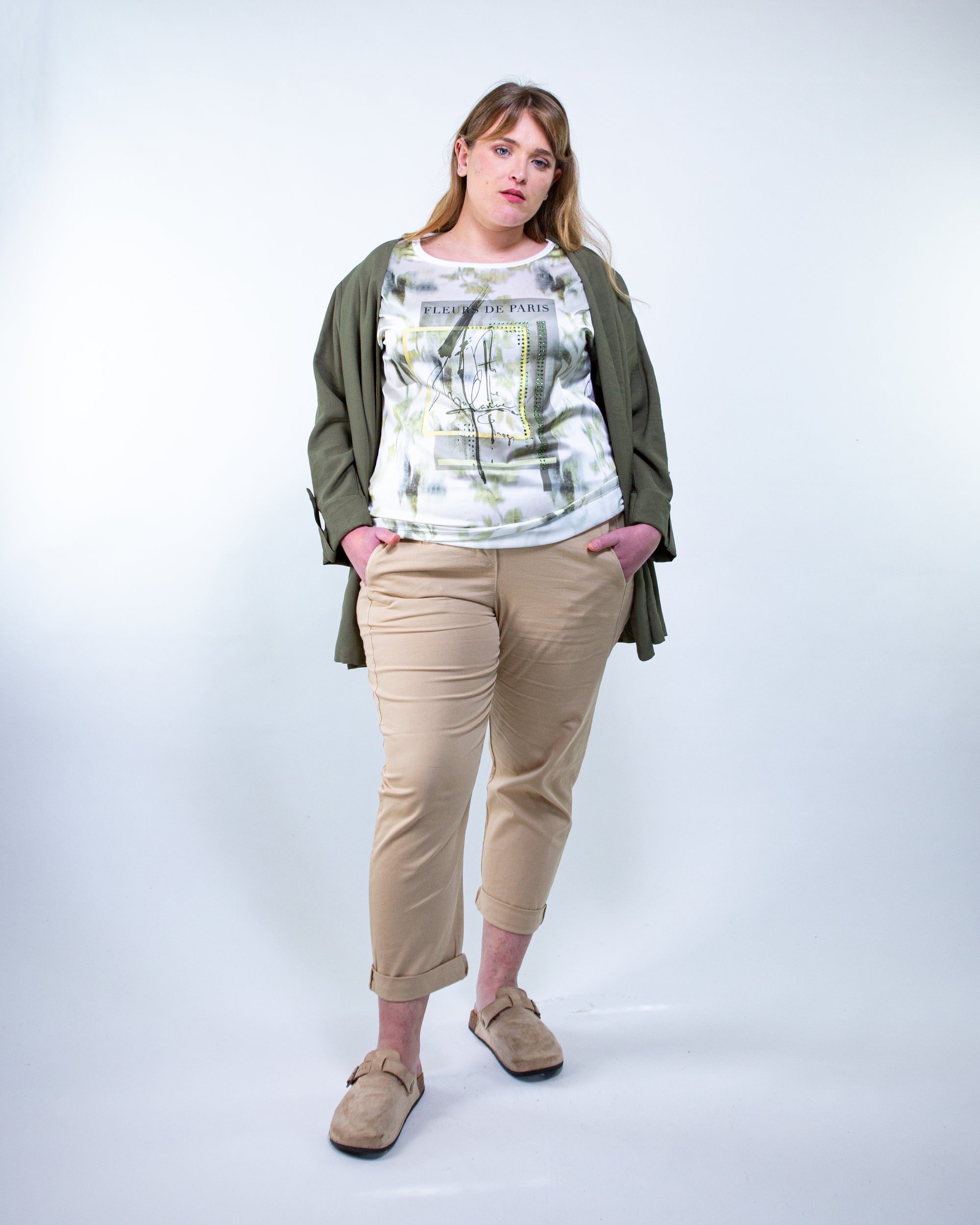 Pantalone morbido in cotone con coulisse