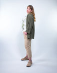 Pantalone morbido in cotone con coulisse