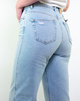 Jeans KATE chiaro con abrasione