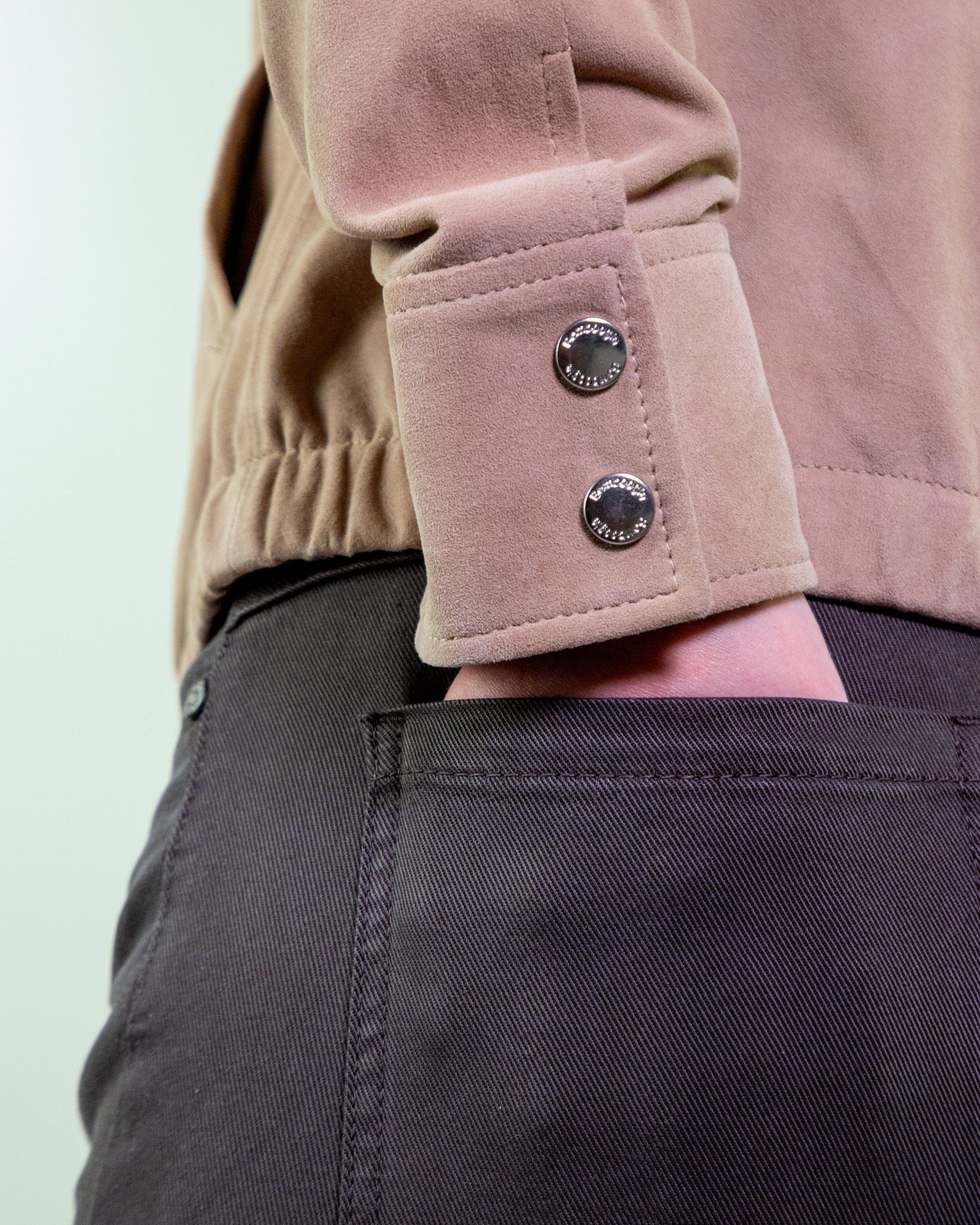 Jeans flare in cotone chocolate
