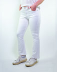 Jeans trombetta bianco
