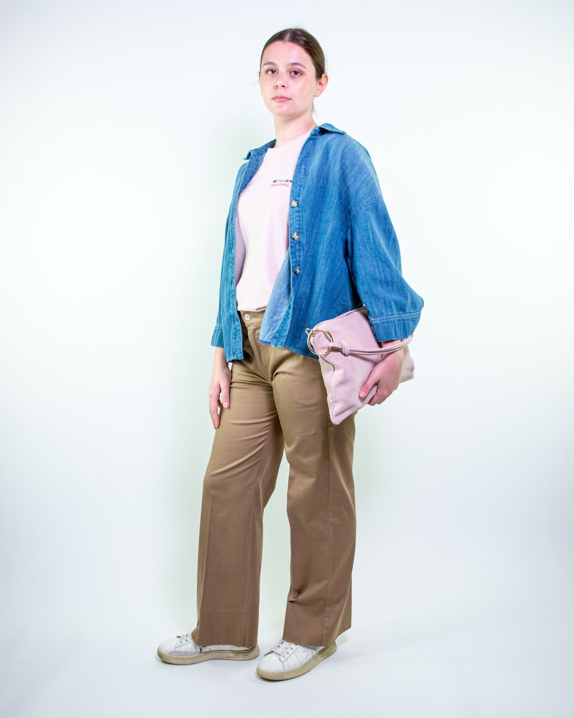 Pantalone in cotone tasca chino