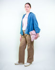 Pantalone in cotone tasca chino