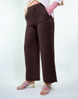 Pantalone largo in viscosa