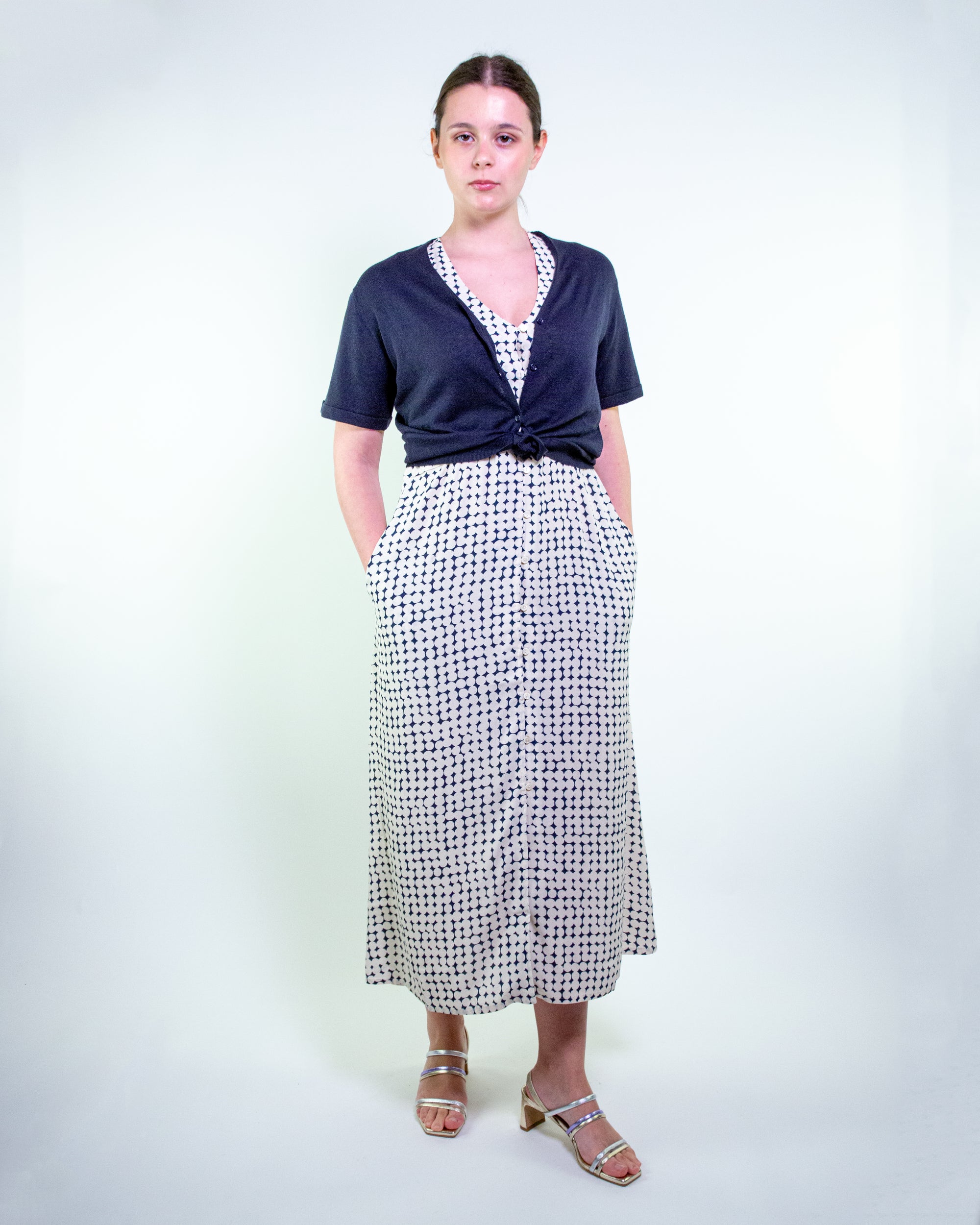 Cardigan m/c misto lino