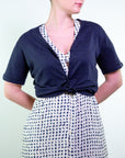 Cardigan m/c misto lino