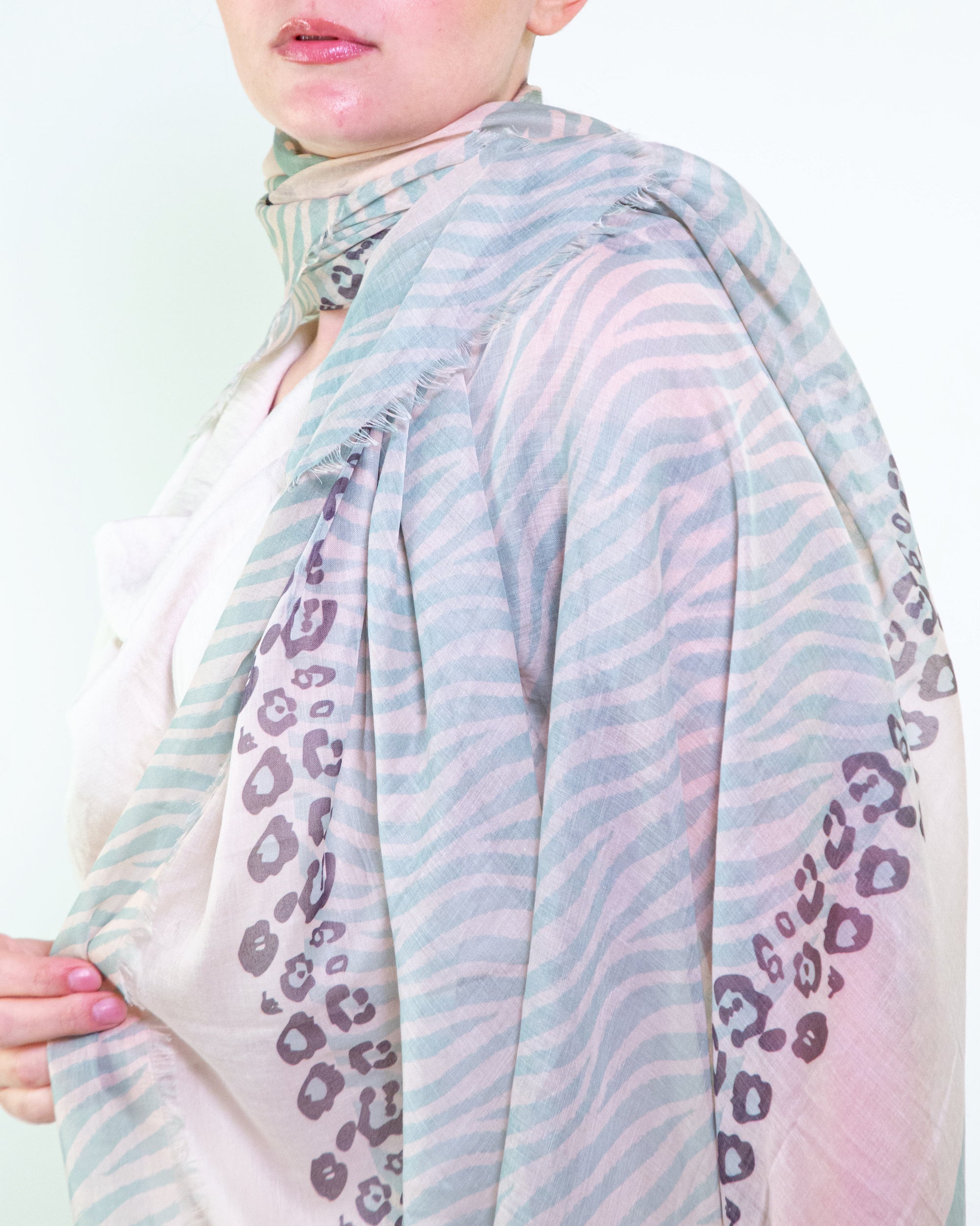 Foulard leopardato