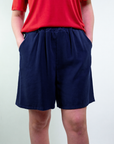 Bermuda in twill di viscosa