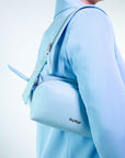 Pochette con tracolla a zip