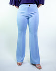 Pantalone a zampetta in cady