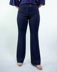 Pantalone a zampetta in cady