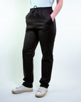 Pantalone in felpa con coulisse in vita