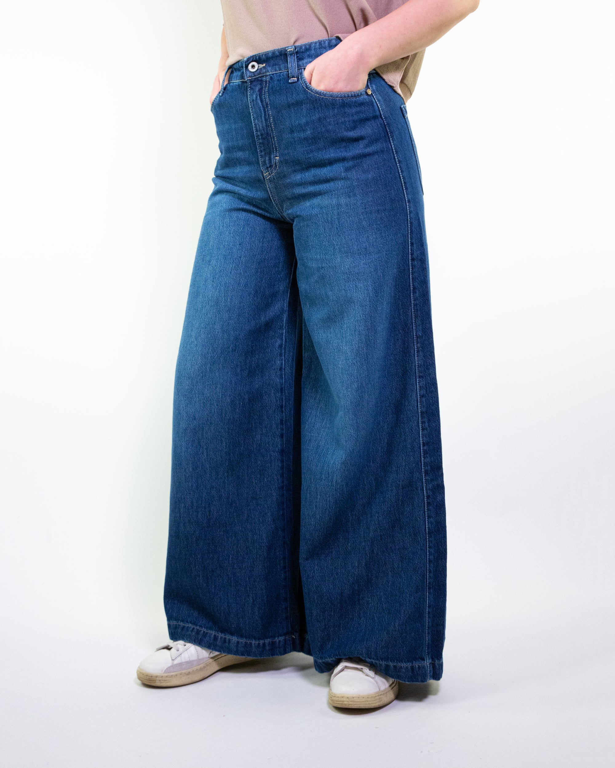 JEANS FLARE/BOOTCUT PLEASE BLU DENIM