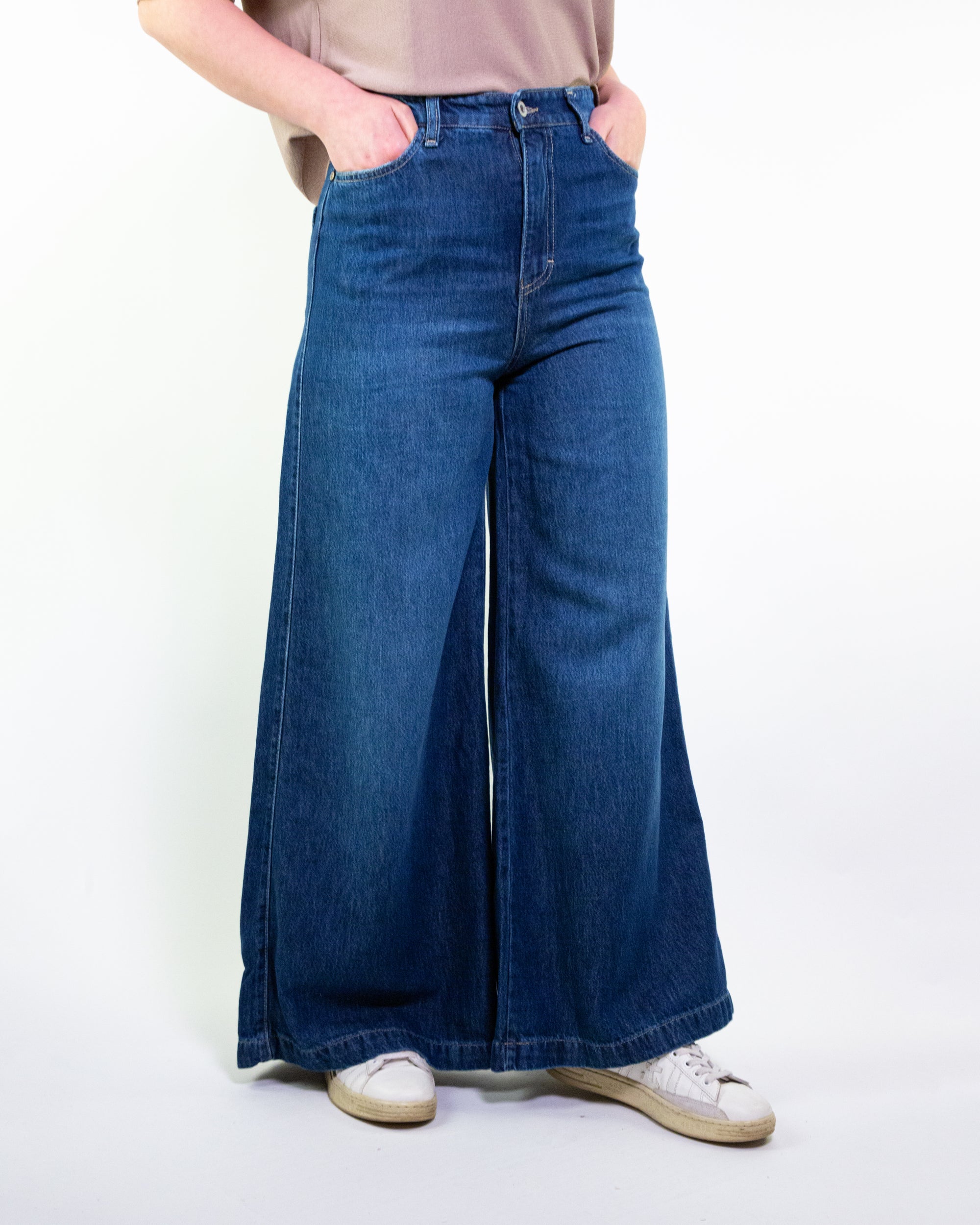 JEANS FLARE/BOOTCUT PLEASE BLU DENIM