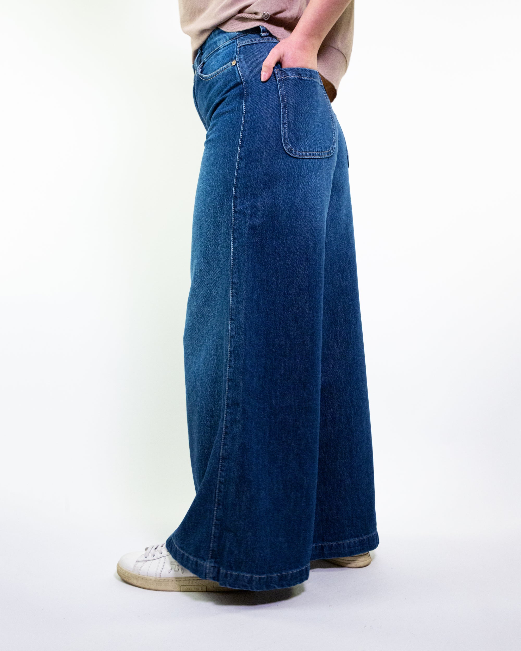 JEANS FLARE/BOOTCUT PLEASE BLU DENIM