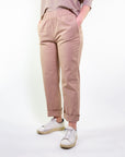 POPLIN STRAIGHT PANTS