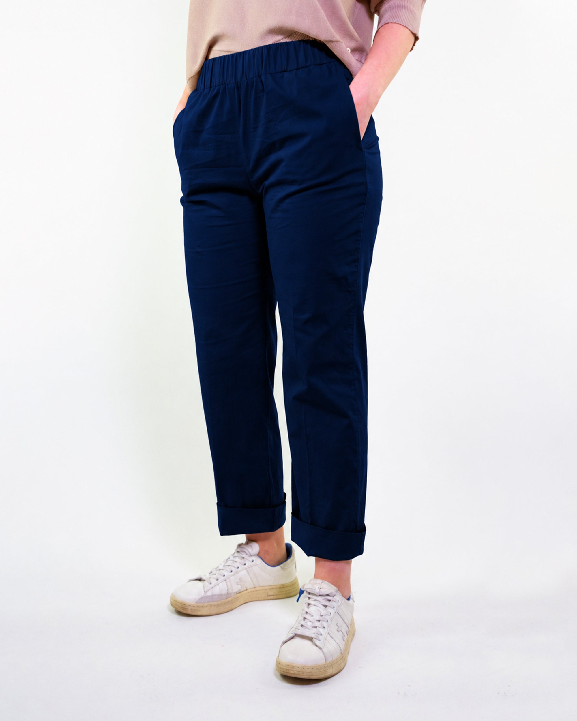 POPLIN STRAIGHT PANTS