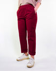 POPLIN STRAIGHT PANTS