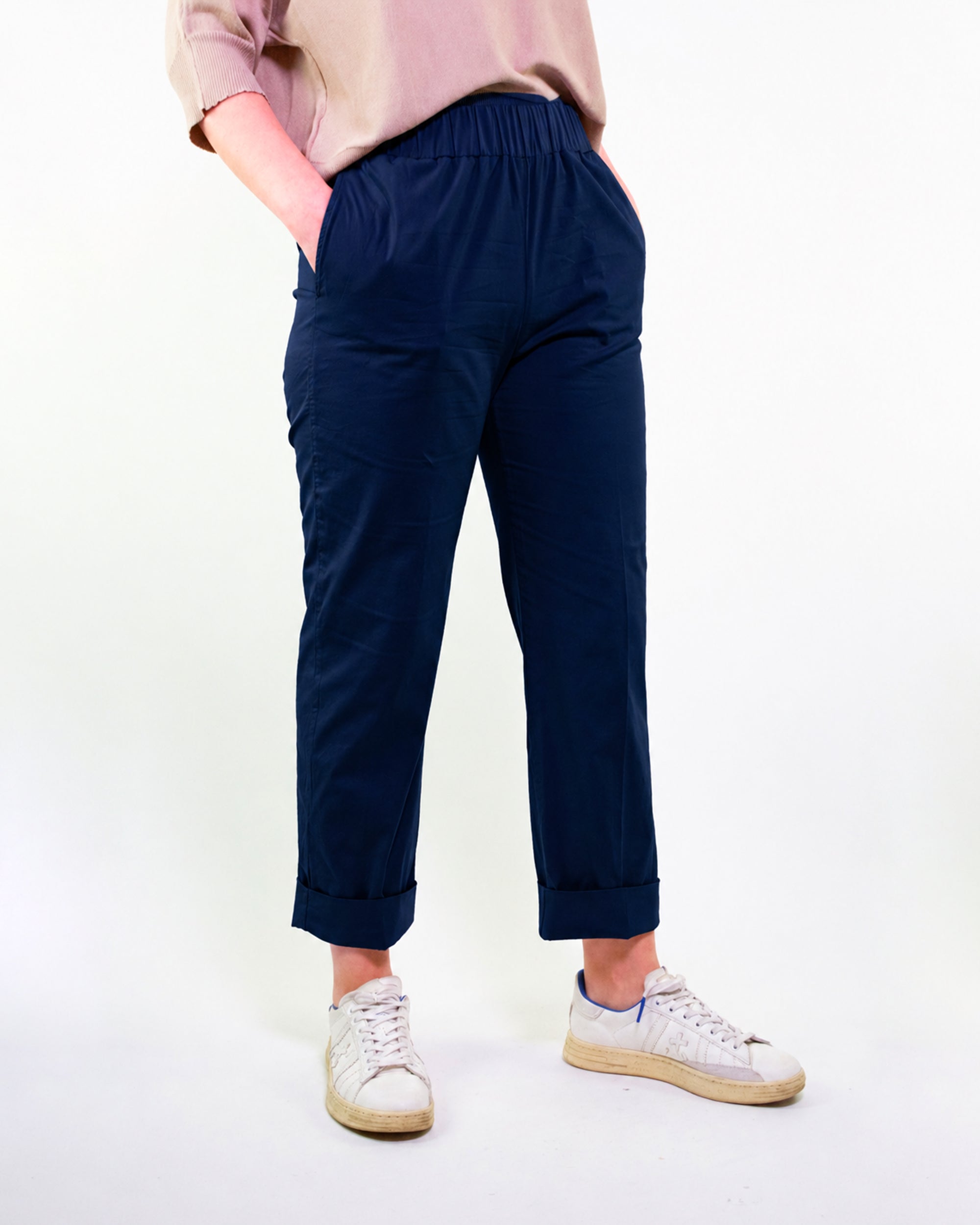 POPLIN STRAIGHT PANTS