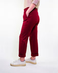 POPLIN STRAIGHT PANTS